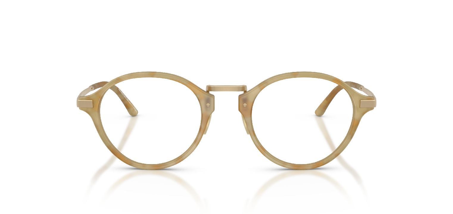 Lunettes de vue Giorgio Armani Ronde 0AR7287 Doré pour Homme