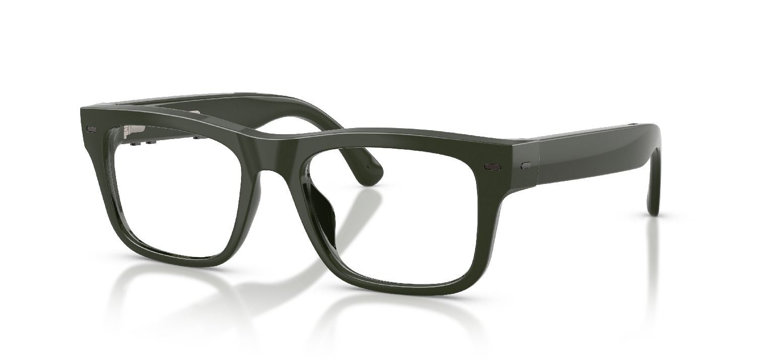 Lunettes de vue Nuance Rectangle AW5005 / SQUARE L Vert pour Homme-Femme