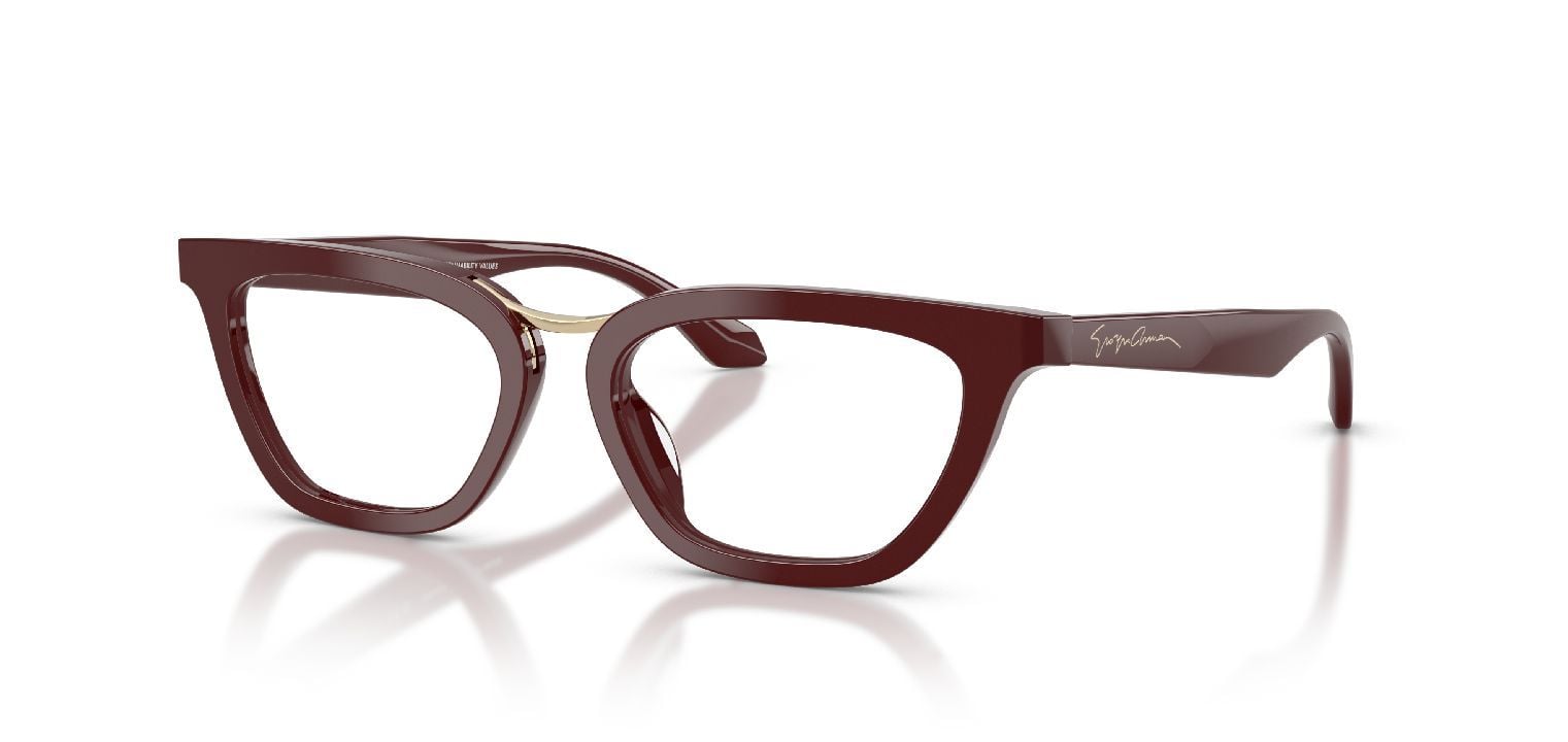 Giorgio Armani Schmetterling Brillen 0AR7290U Rot für Damen