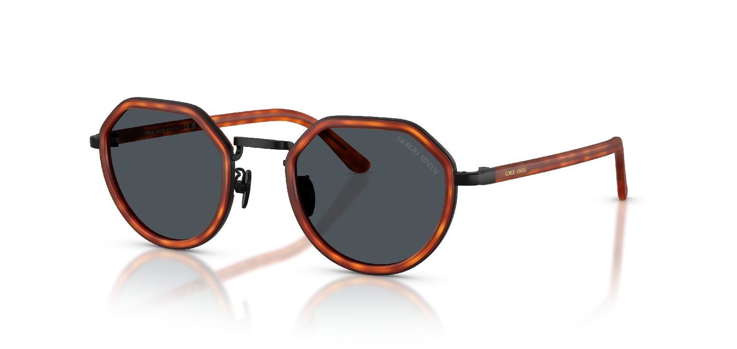 Giorgio Armani Round Sunglasses 0AR6181 Marron for Man