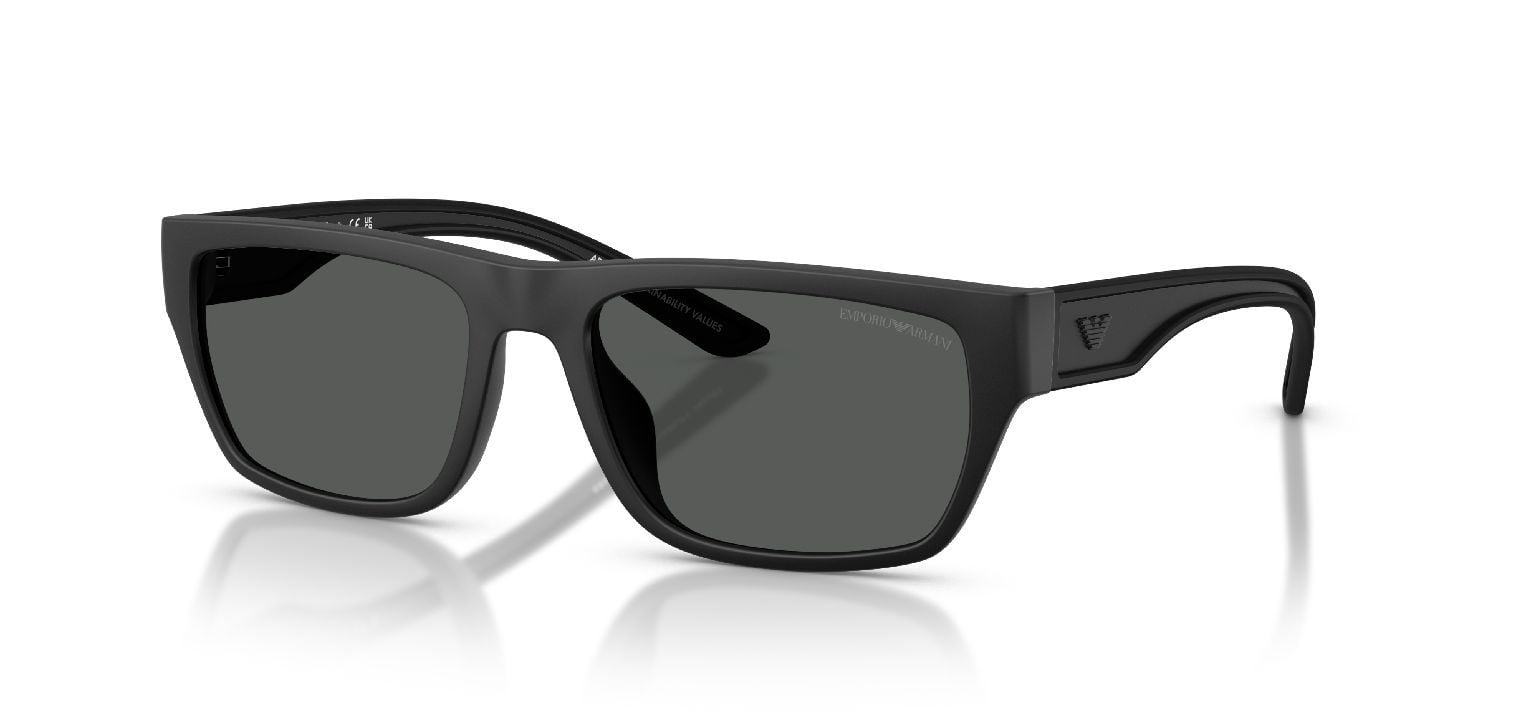 Emporio Armani Carré Sunglasses 0EA4267U Black for Man