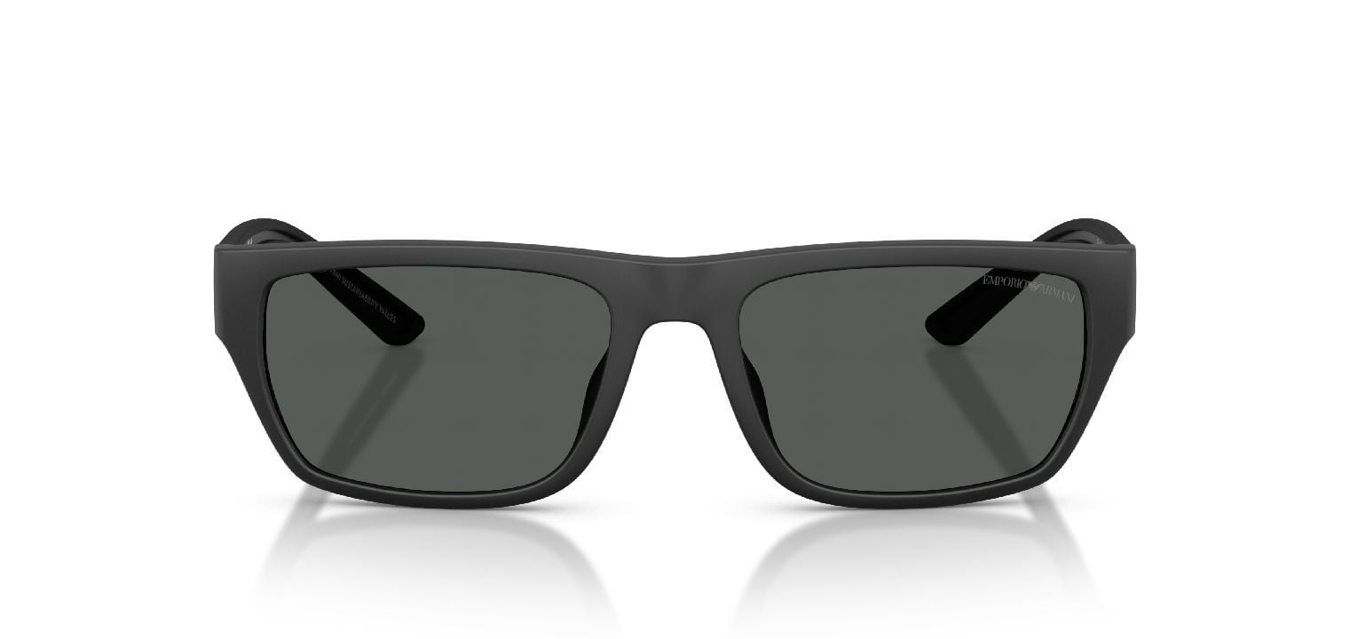 Emporio Armani Carré Sunglasses 0EA4267U Black for Man