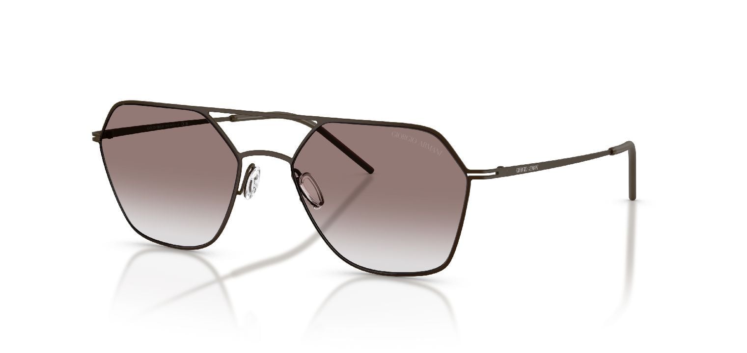 Giorgio Armani Quadratisch Sonnenbrillen 0AR6185 Braun für Herren