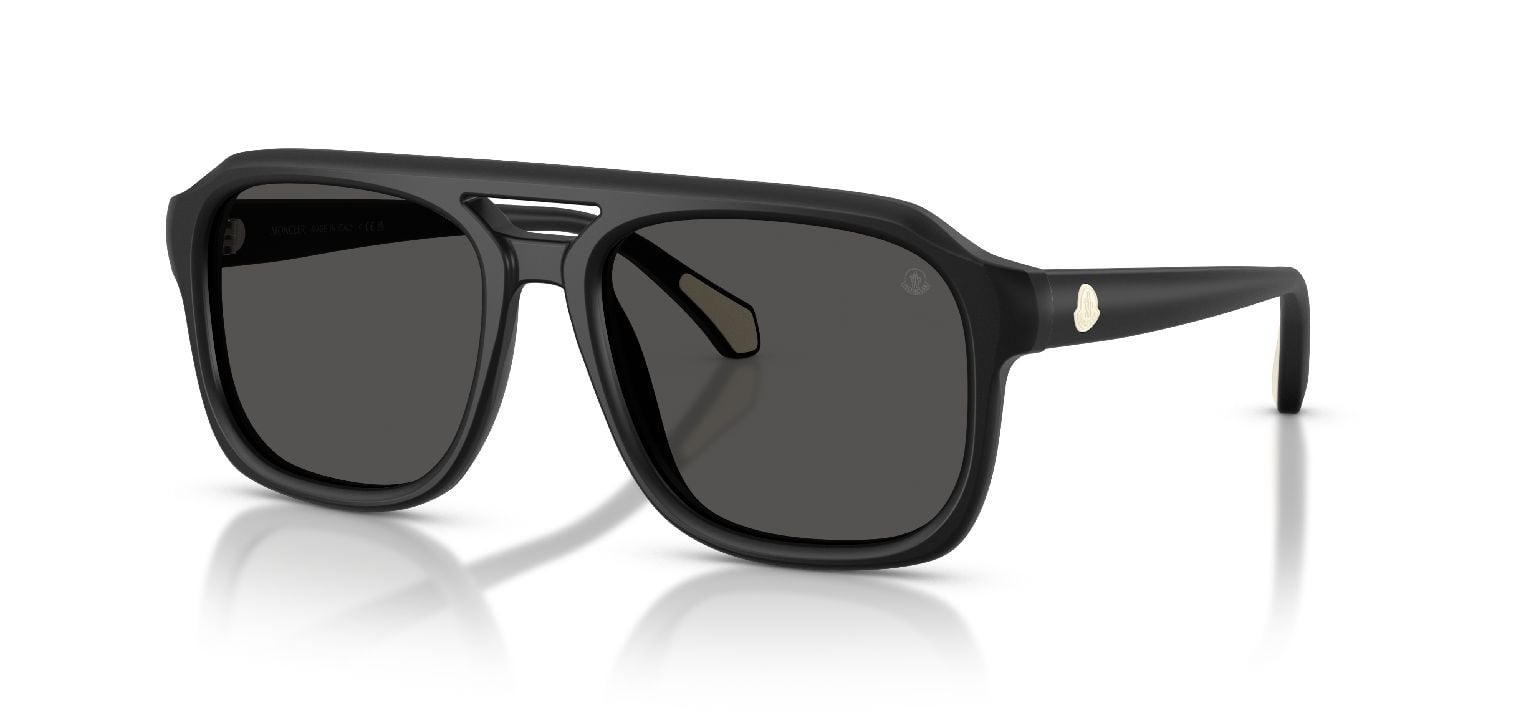 Moncler Quadratisch Sonnenbrillen 0ME6024 Schwarz für Damen/Herren