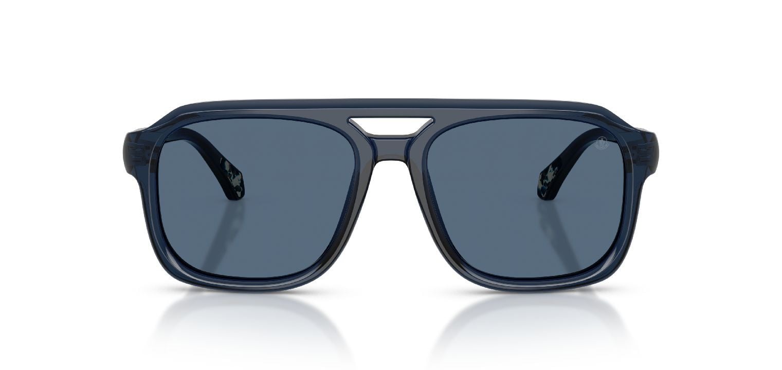 Moncler Quadratisch Sonnenbrillen 0ME6024 Blau für Damen/Herren