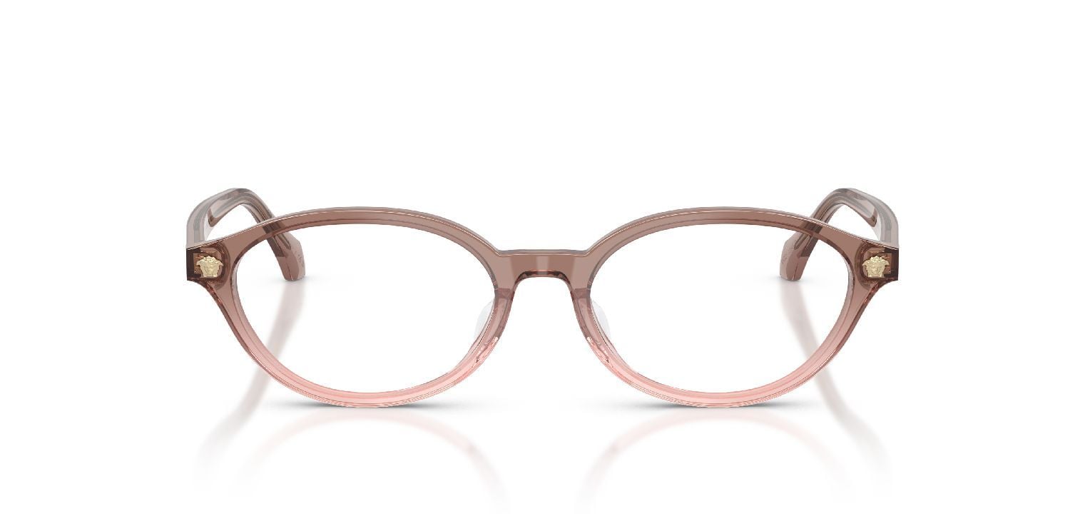 Versace Oval Eyeglasses 0VE3393D Marron for Woman
