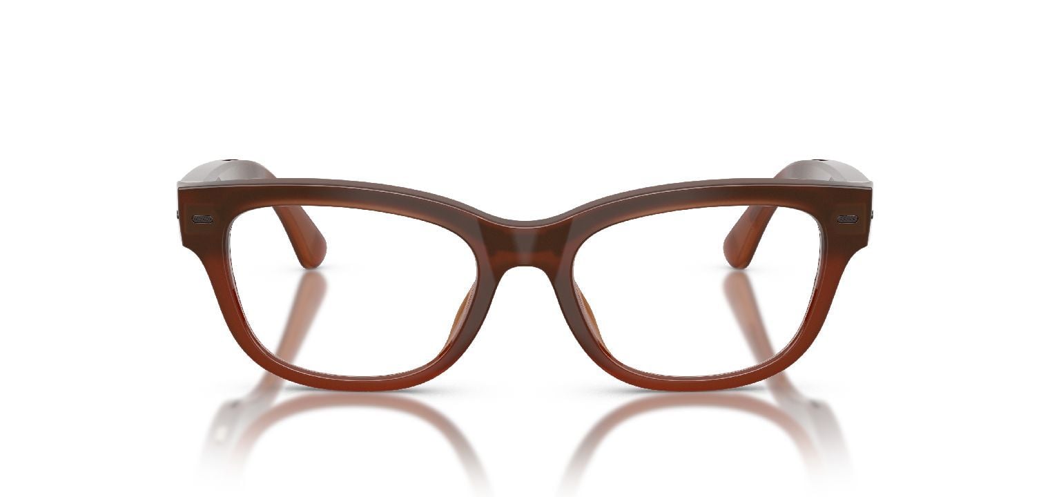 Lunettes de vue Nuance Rectangle AW5006 / UPTURN M Marron pour Homme-Femme