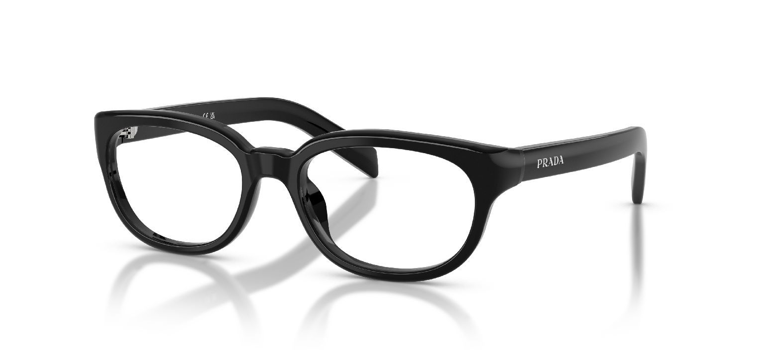 Prada Rund Brillen 0PR D03VU Schwarz für Damen