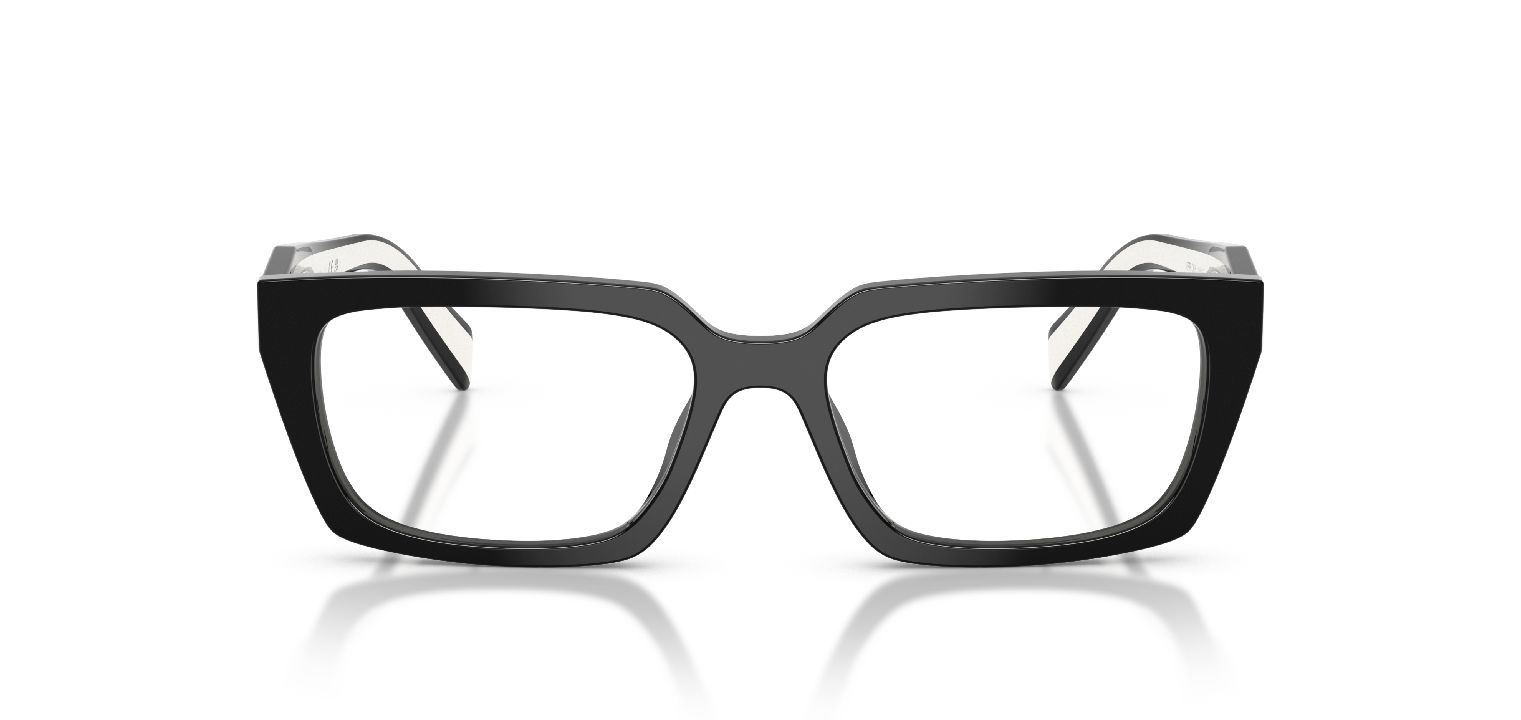 Prada Rechteckig Brillen 0PR D05V Schwarz für Damen