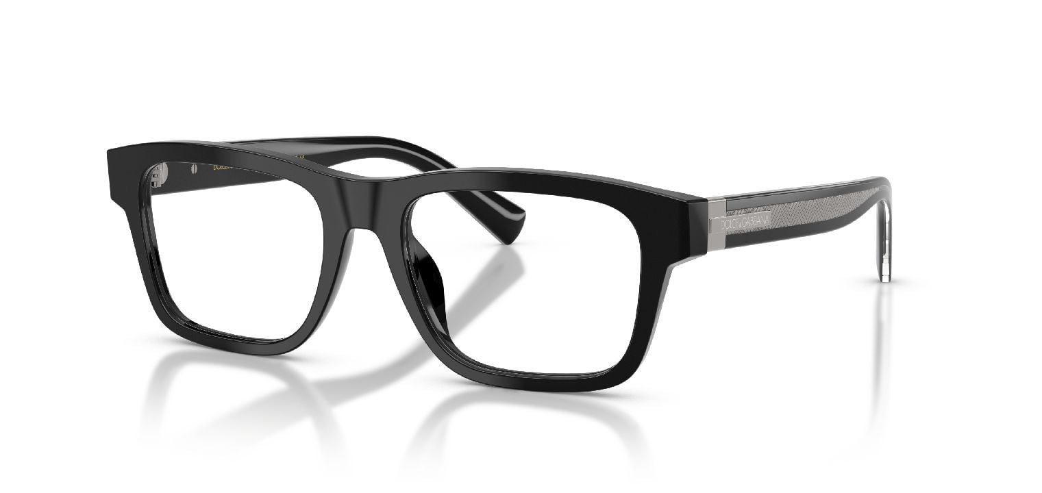 Lunettes de vue Dolce & Gabbana Rectangle 0DG3446 Noir pour Homme