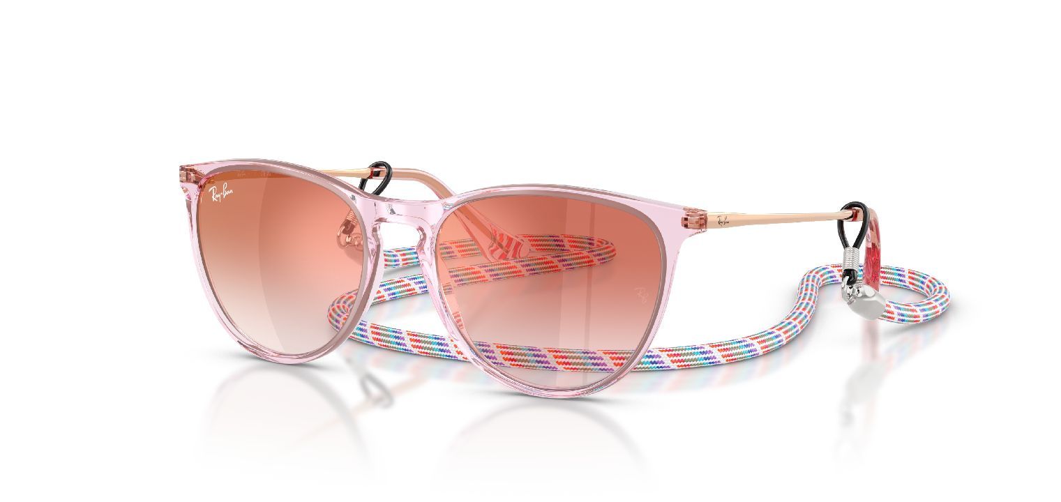 Ray-Ban Rund Sonnenbrillen 0RJ9060S Rosa für Damen