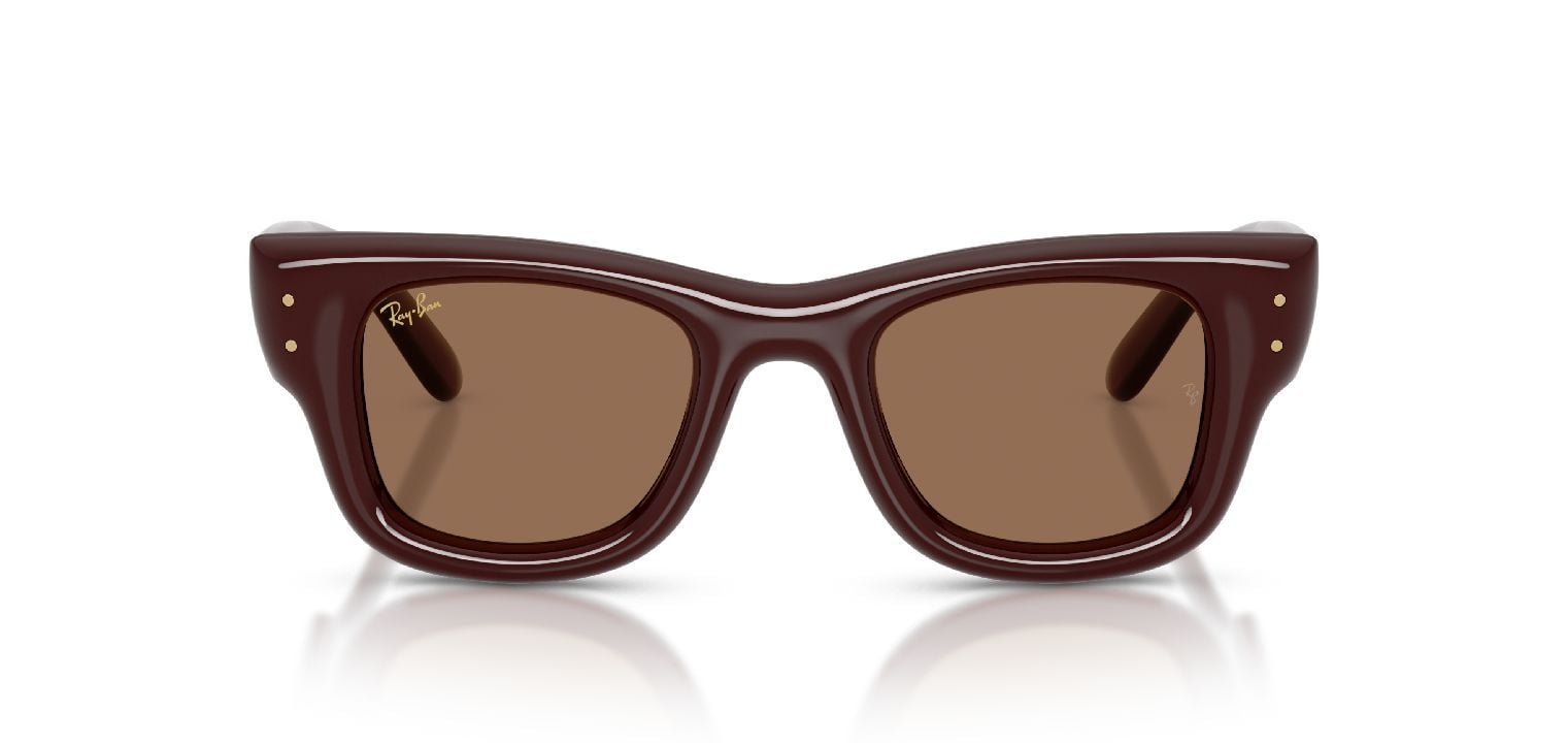 Lunettes de soleil Ray-Ban Carré 0RB4940 Marron pour Homme-Femme