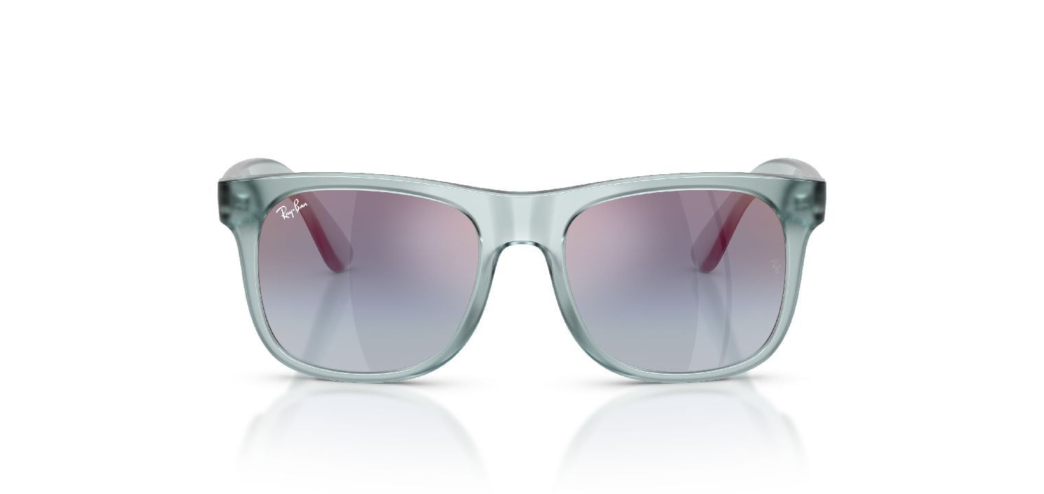 Ray-Ban Quadratisch Sonnenbrillen 0RJ9069S Blau für Herren