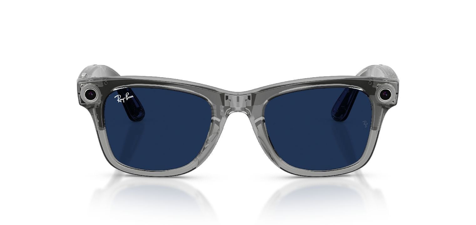 Lunettes de soleil Ray-Ban Meta Wayfarer 0RW4012 / WAYFARER Gris pour Homme-Femme