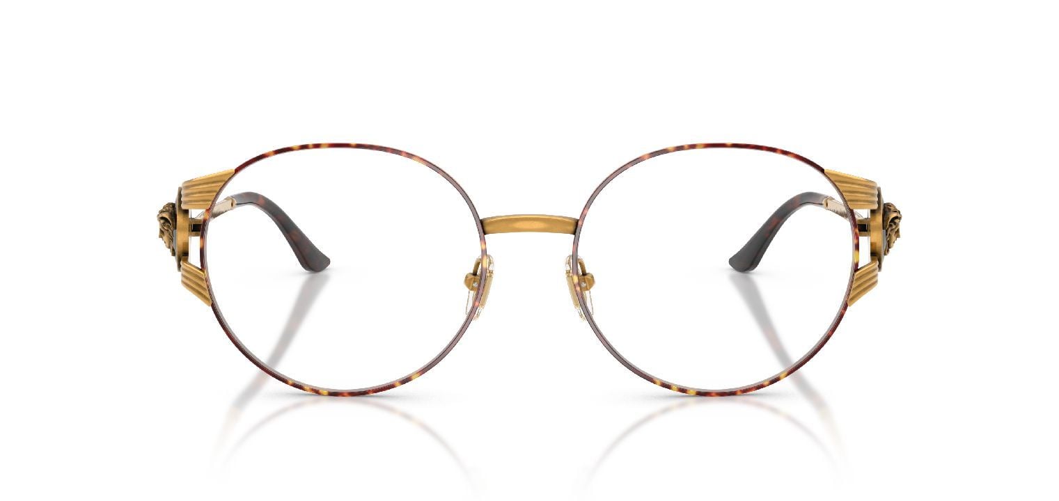 Lunettes de vue Versace Ronde 0VE1320 Doré pour Femme