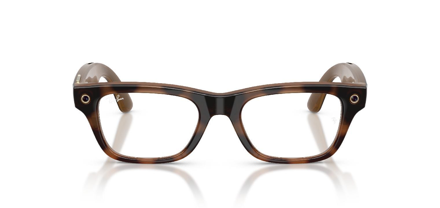 Ray-Ban Meta Rechteckig Brillen 0RW7001 / BLAYZER OPTICS Havana für Damen/Herren