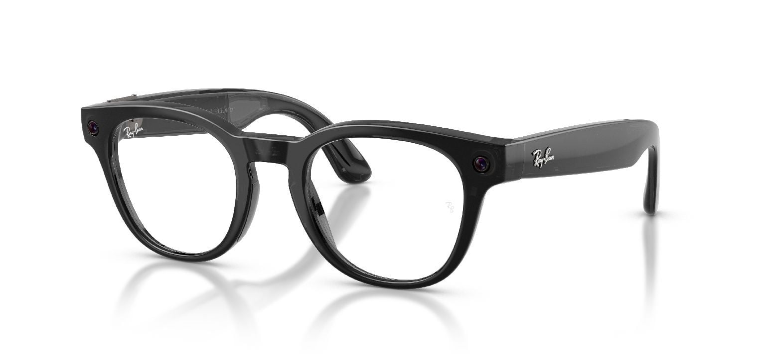 Ray-Ban Meta Round Eyeglasses 0RW7002 Transparent for Unisex