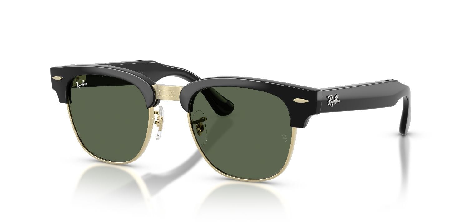Ray-Ban Meta Clubmaster Sonnenbrillen 0RW7004/CLUBMASTER/SUN Schwarz für Damen/Herren