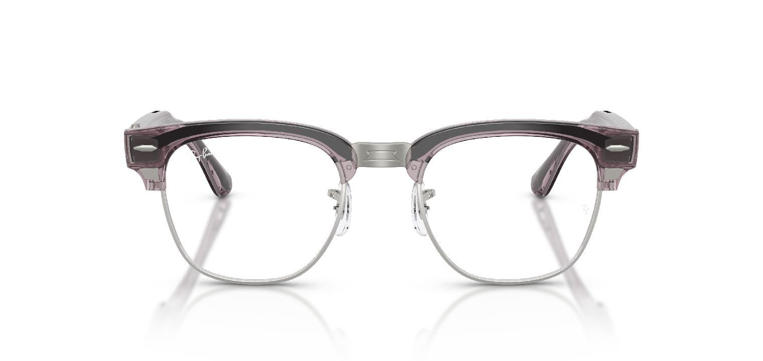 Ray-Ban Meta Clubmaster Sonnenbrillen 0RW7004/CLUBMASTER/TRS Violett für Damen/Herren