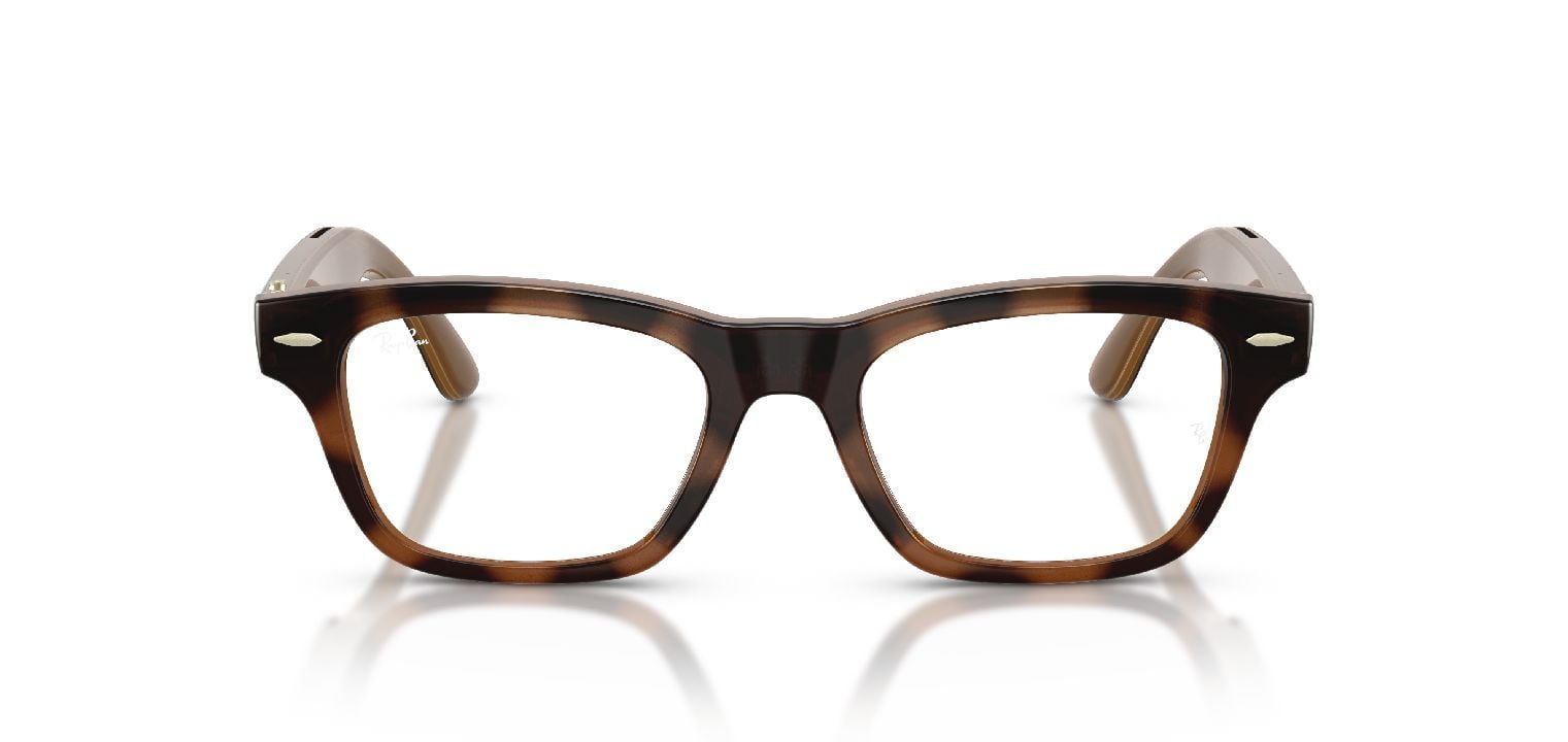 Ray-Ban Meta Quadratisch Sonnenbrillen 0RW7005/BURBANK L/TRS Havana für Damen/Herren
