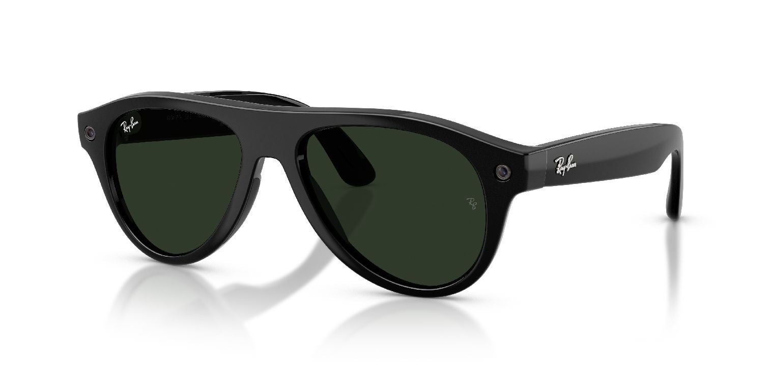 Ray-Ban Meta Aviator Sonnenbrillen 0RW4016/AVIATOR/TRS Schwarz für Damen/Herren