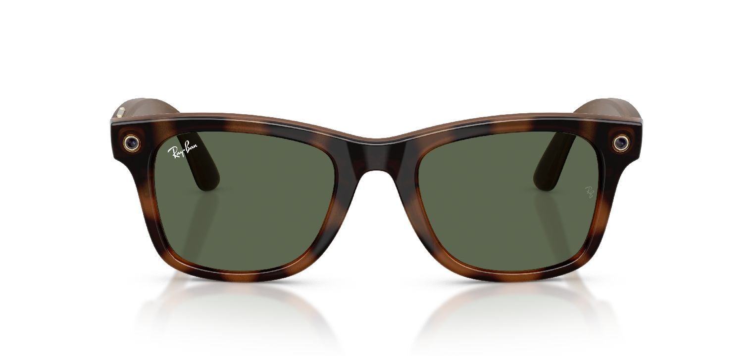 Ray-Ban Meta Quadratisch Sonnenbrillen 0RW4011/WAYFARER/SUN Havana für Damen/Herren