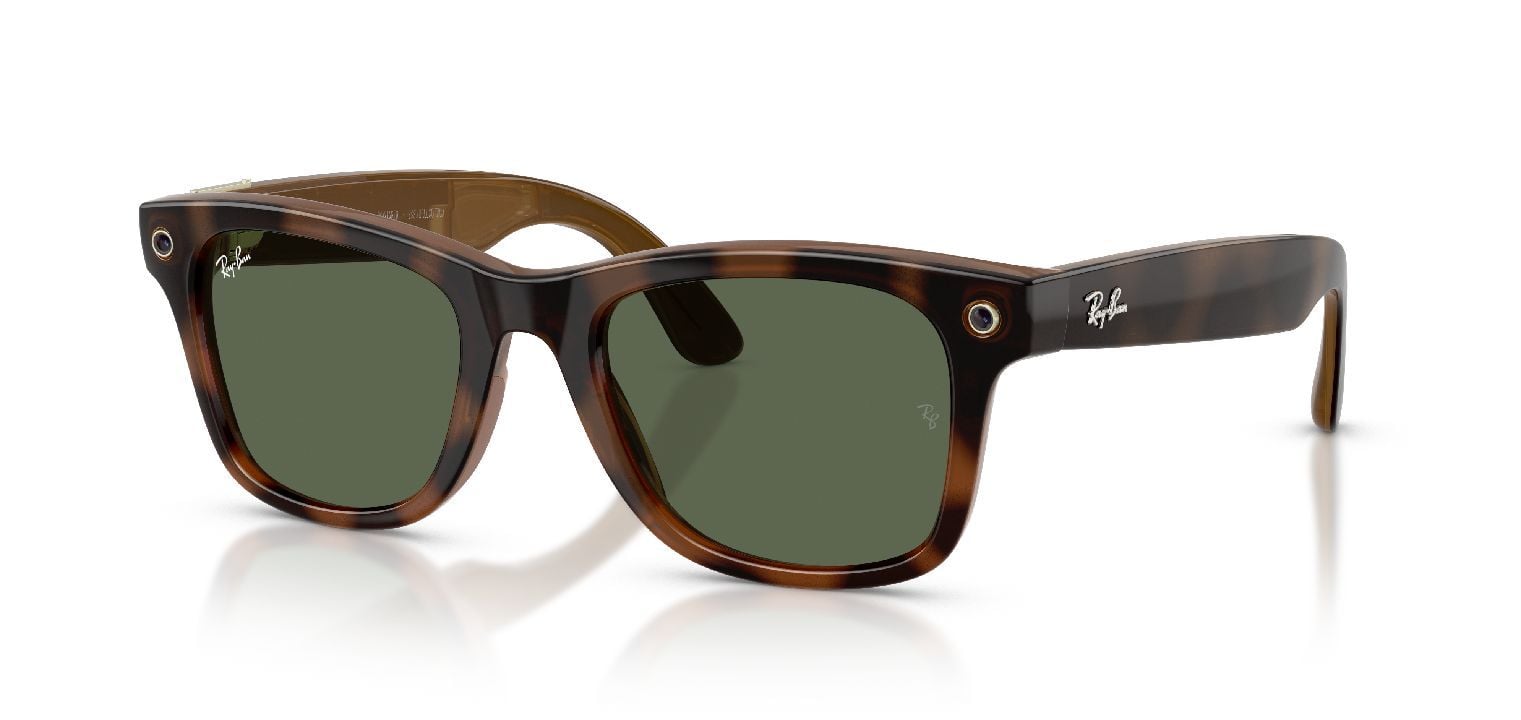 Ray-Ban Meta Quadratisch Sonnenbrillen 0RW4011/WAYFARER L/SUN Havana für Damen/Herren