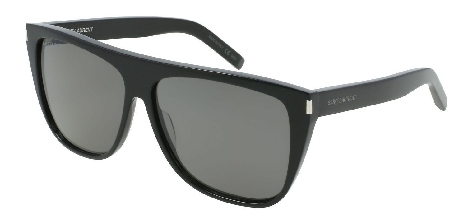 Saint Laurent Rechteckig Sonnenbrillen SL 1 Schwarz für Herr-Dame