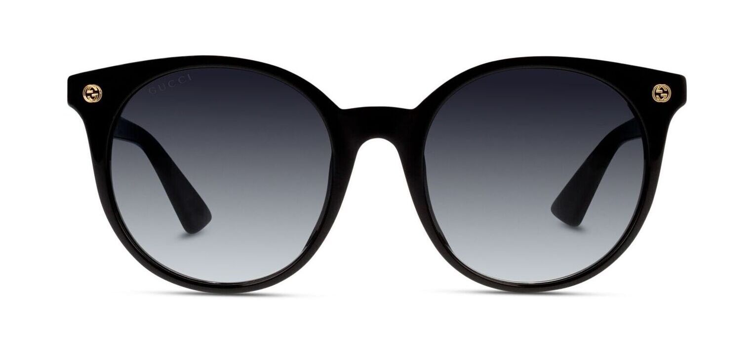 Gucci Rund Sonnenbrillen GG0091S Schwarz für Damen