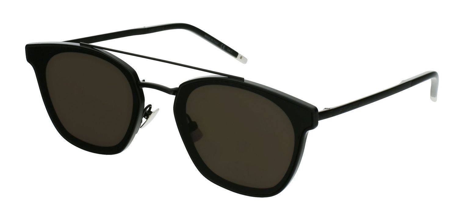 Lunettes de soleil Saint Laurent Wayfarer SL 28 Metal Noir pour Homme Femme Visilab