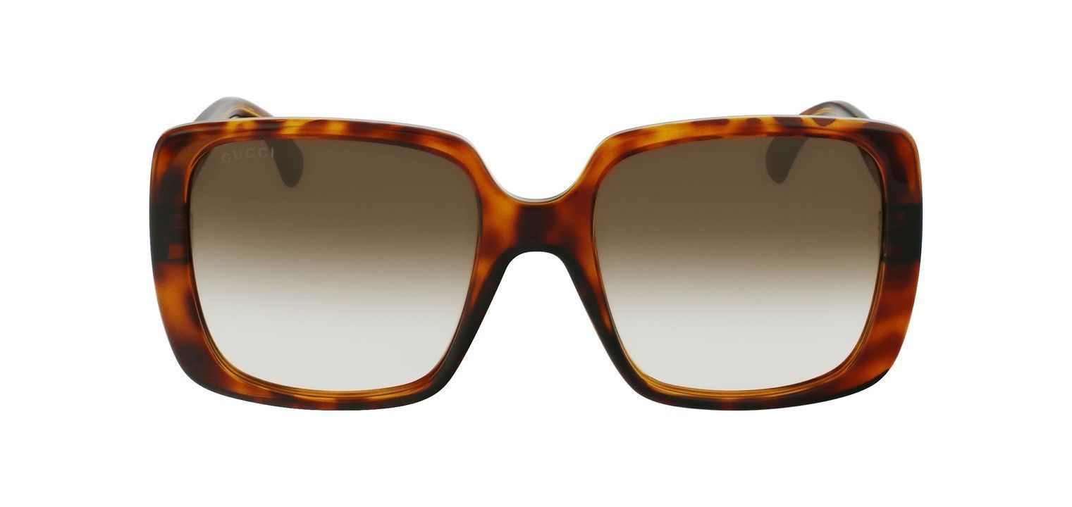 Gucci Rechteckig Sonnenbrillen GG0632S Schildpatt für Dame