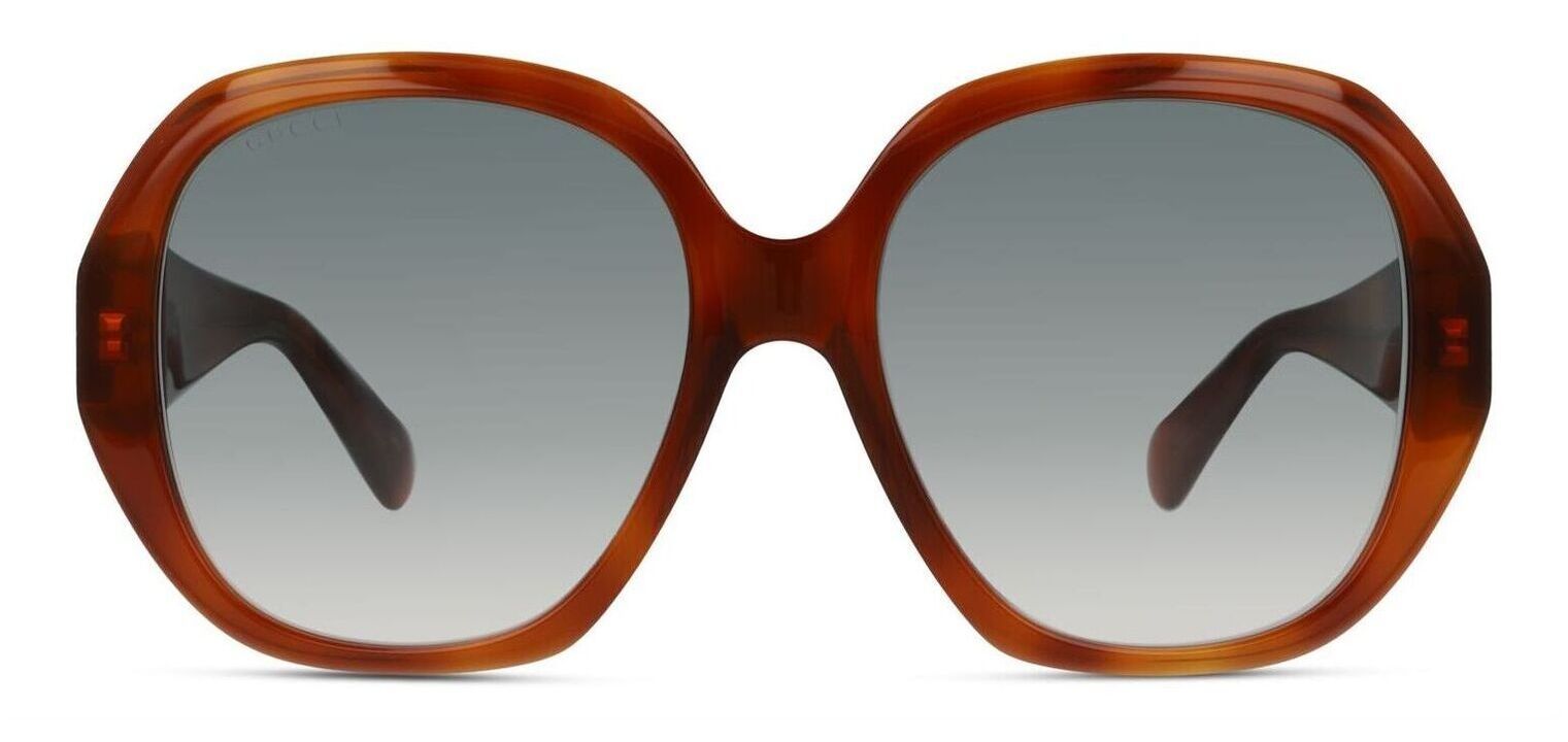 Gucci Rund Sonnenbrillen GG0796S Havana für Damen