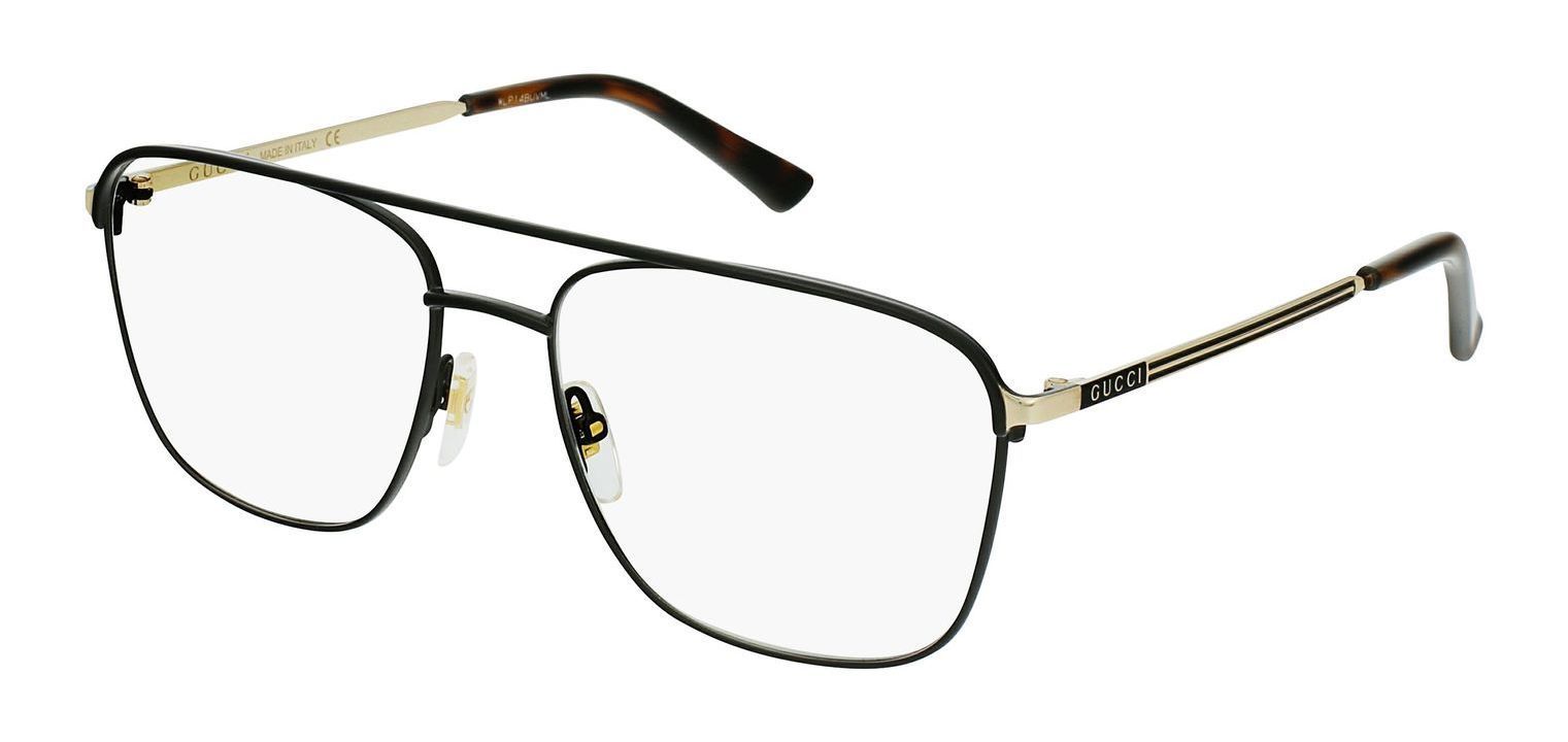 Gucci Pilot Eyeglasses GG0833O Black for Man