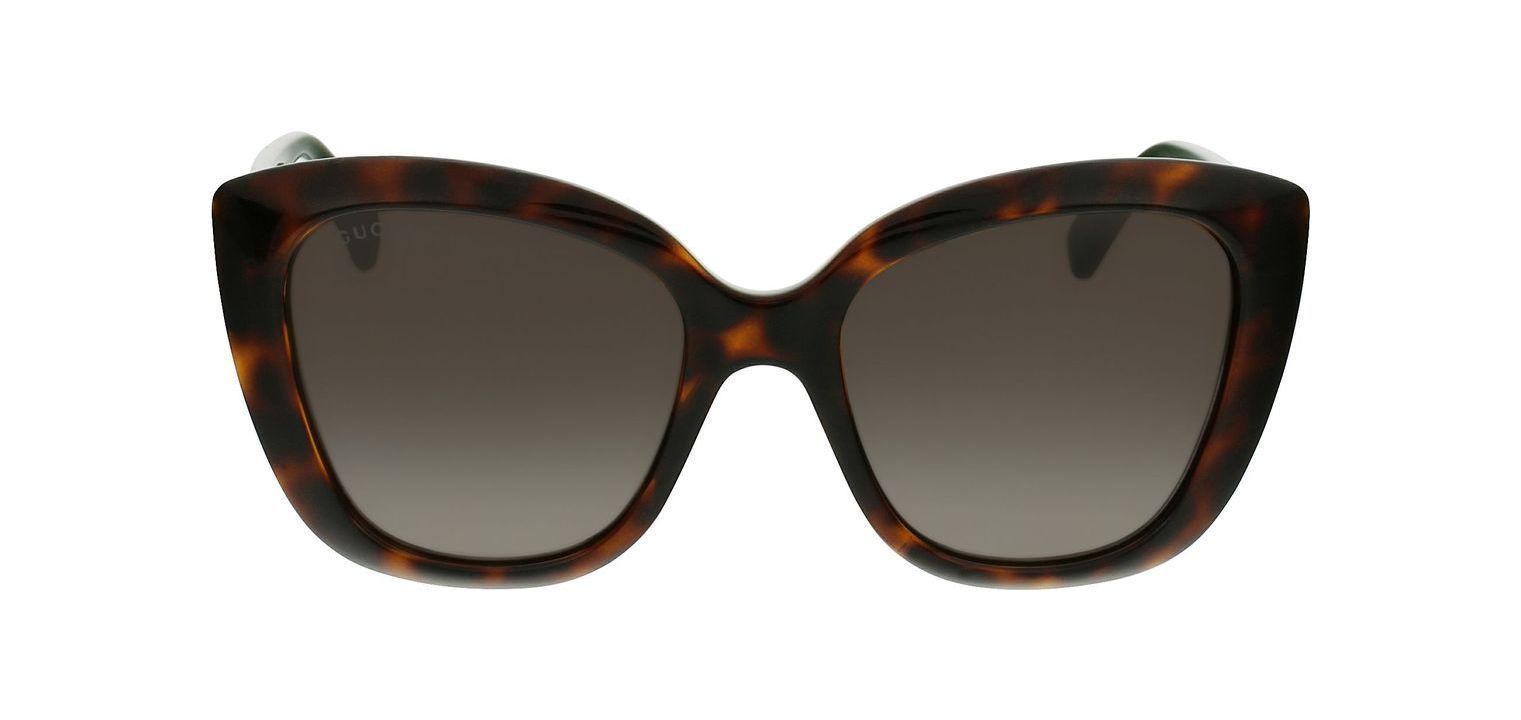 Gucci Schmetterling Sonnenbrillen GG0860S Havana für Damen