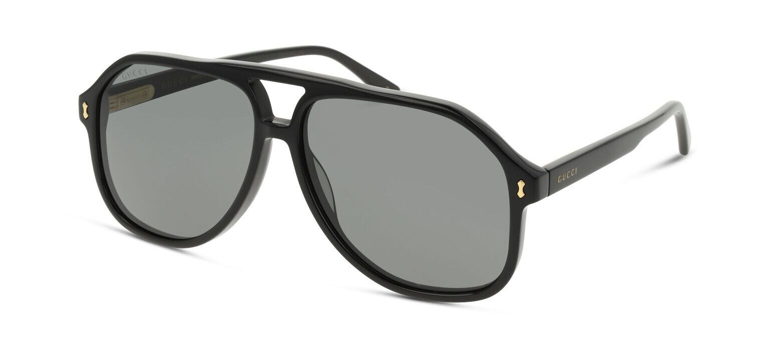 Gucci Pilot Sonnenbrillen GG1042S Schwarz für Herr