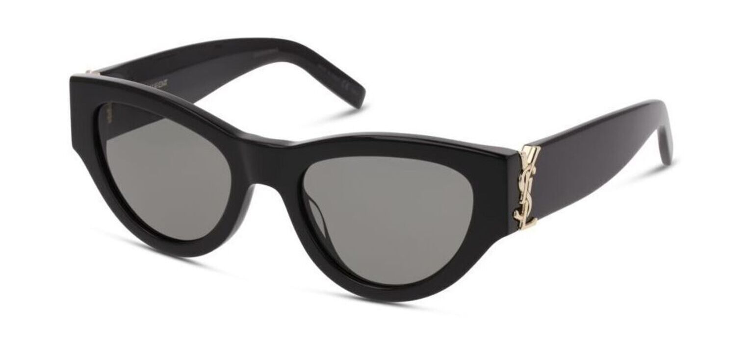 Saint Laurent Schmetterling Sonnenbrillen SL M94 Schwarz für Dame