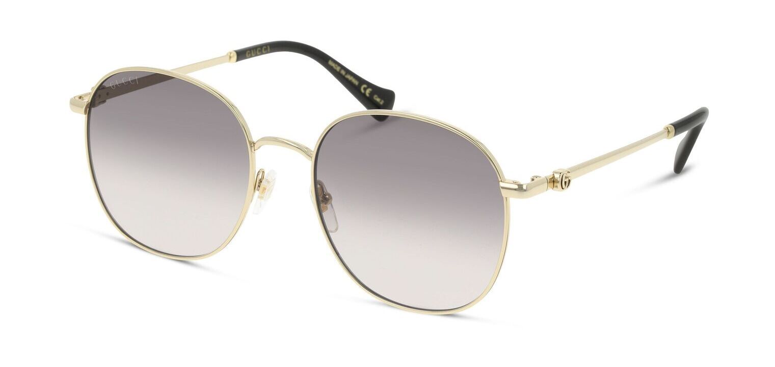 Gucci Rund Sonnenbrillen GG1142S Gold für Dame