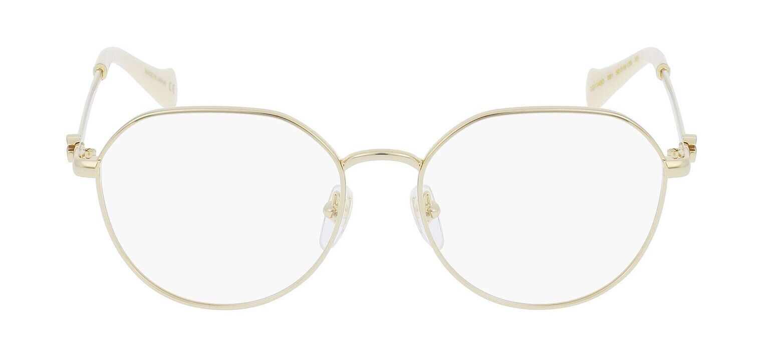 Lunettes de vue Gucci Ronde GG1145O Doré pour Femme