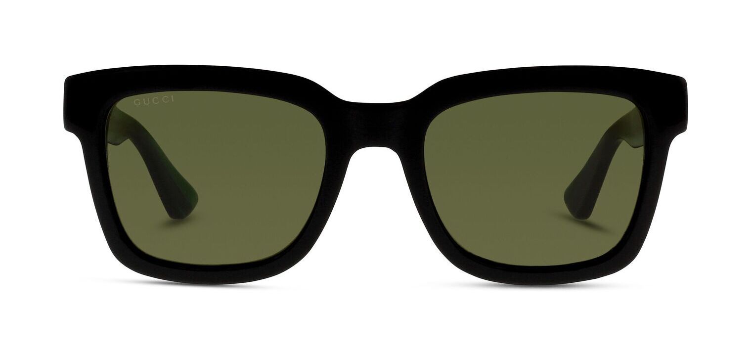 Lunettes de soleil Gucci Rectangle GG0001SN Noir pour Homme