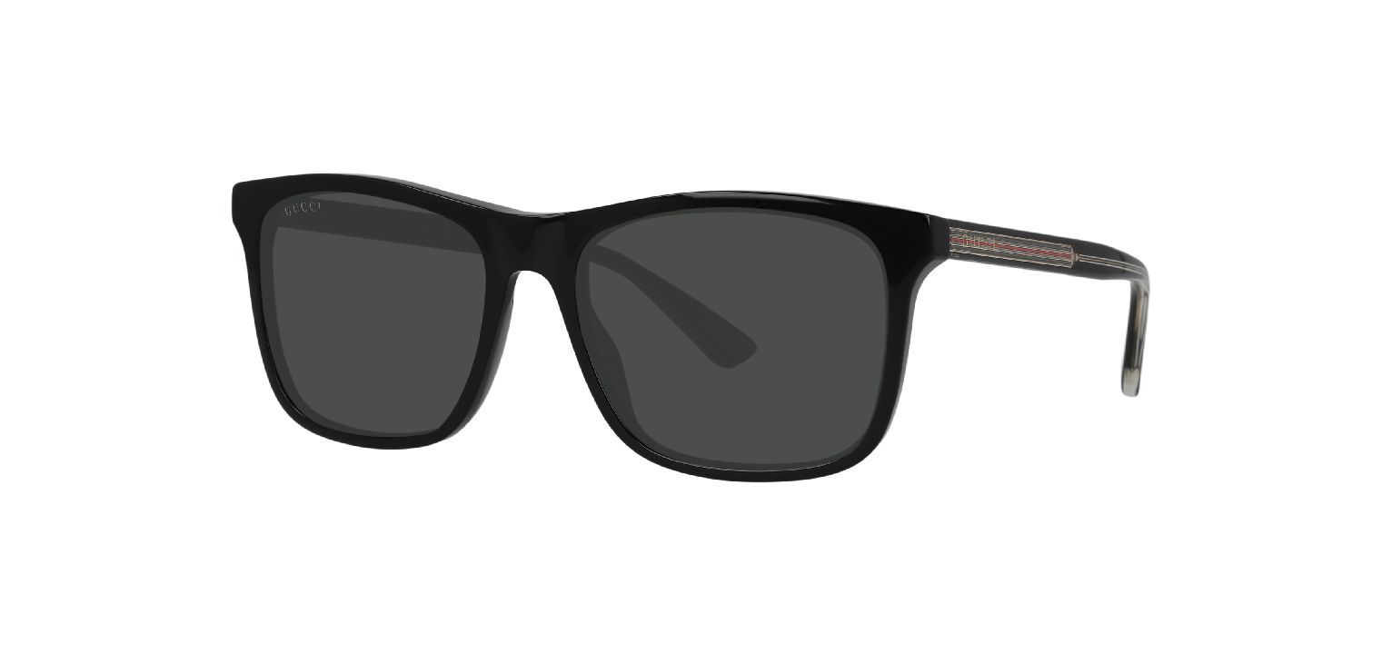 Gucci Rechteckig Sonnenbrillen GG0381SN Schwarz für Herren