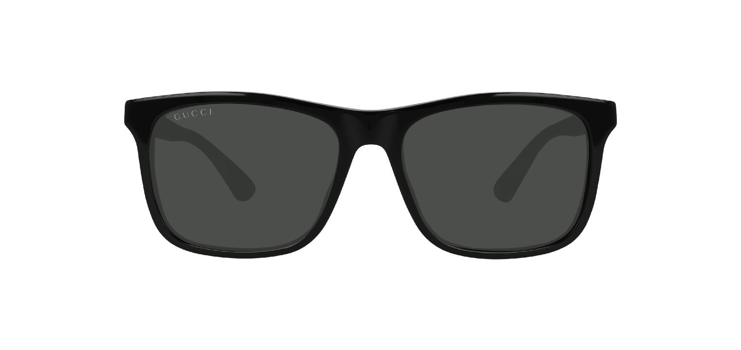 Gucci Rechteckig Sonnenbrillen GG0381SN Schwarz für Herren