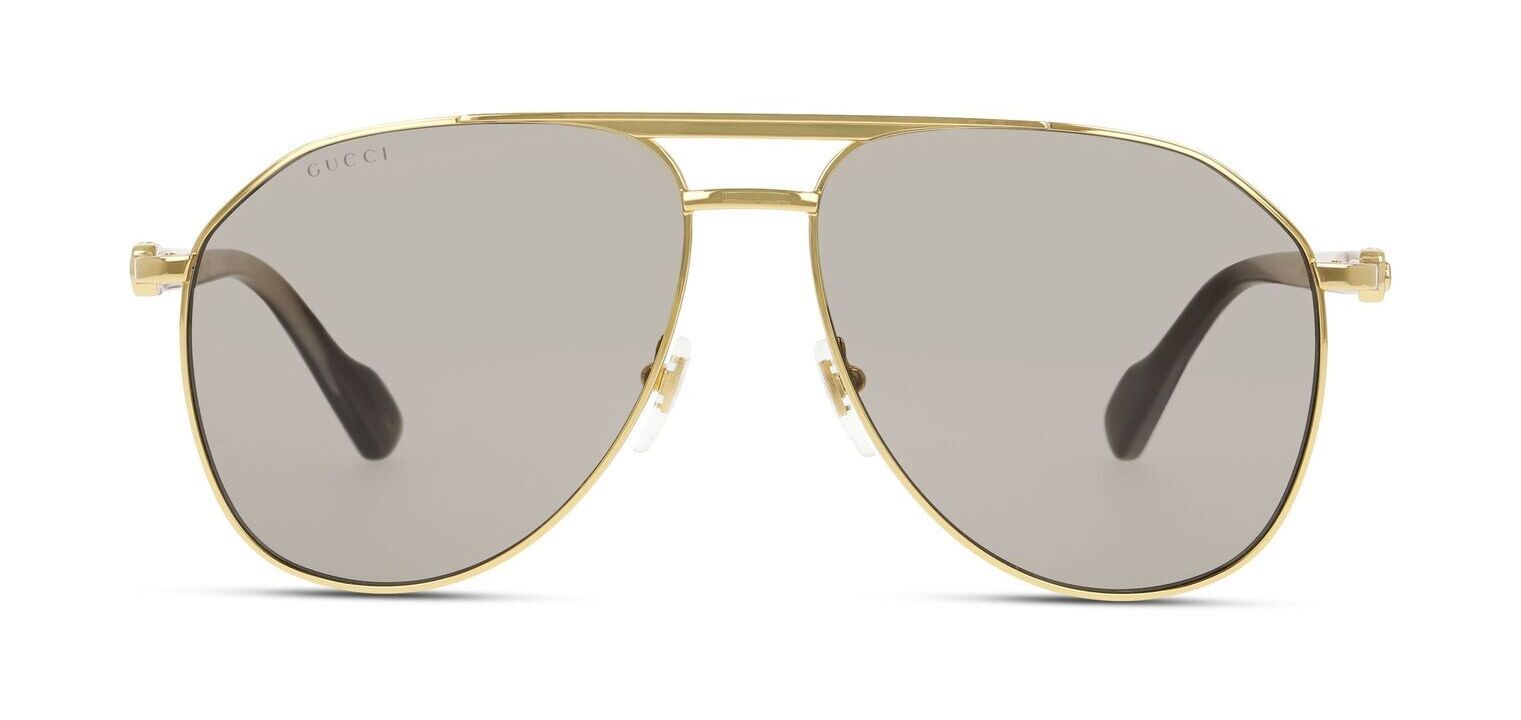 Gucci Aviator Sonnenbrillen GG1220S Gold für Herren