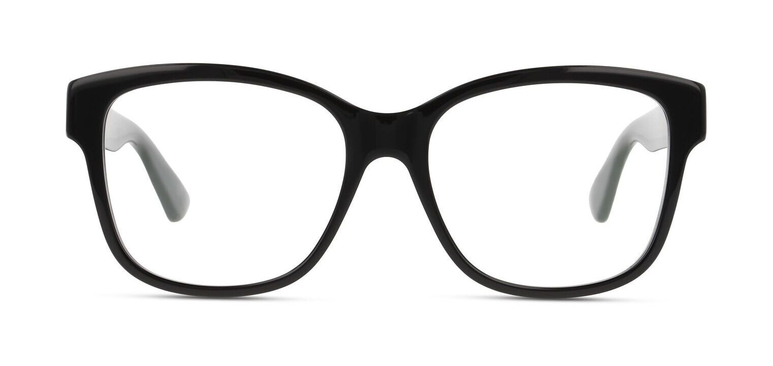 Gucci Rechteckig Brillen GG0038ON Schwarz für Dame