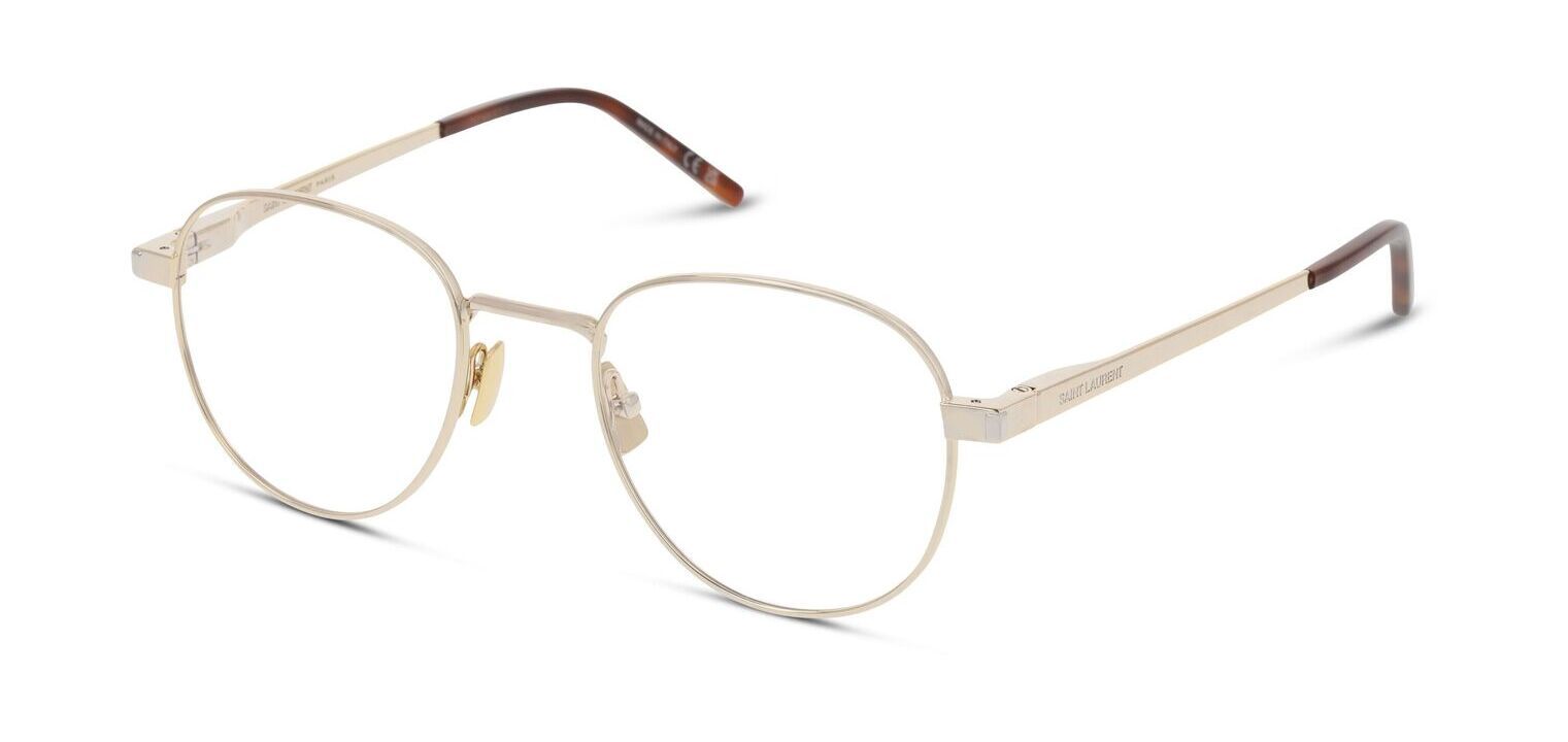 Lunette ronde homme doré deals