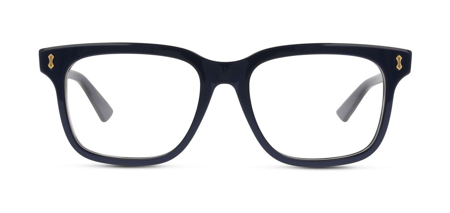 Lunettes de vue Gucci Rectangle GG1265O Bleu pour Homme