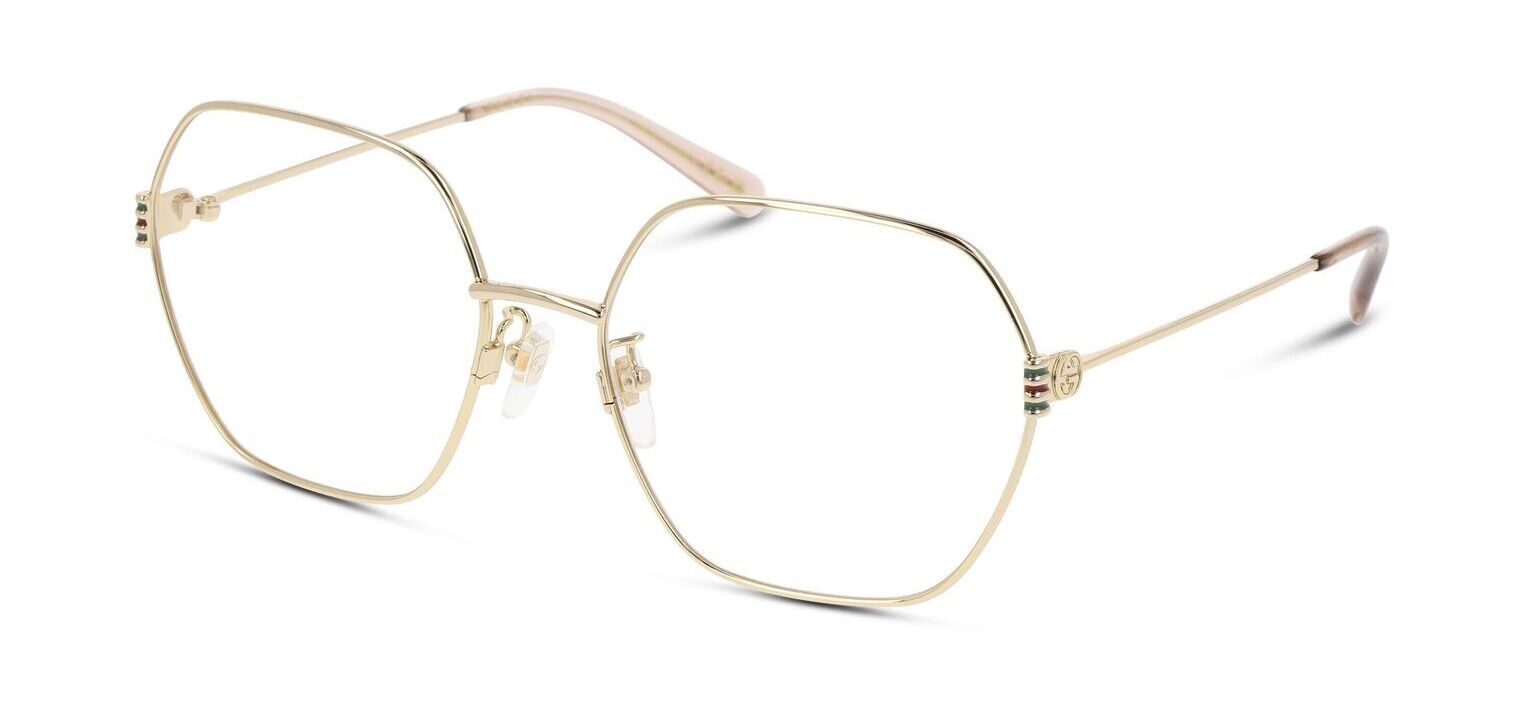 Gucci Sechseckig Brillen GG1285O Gold für Dame