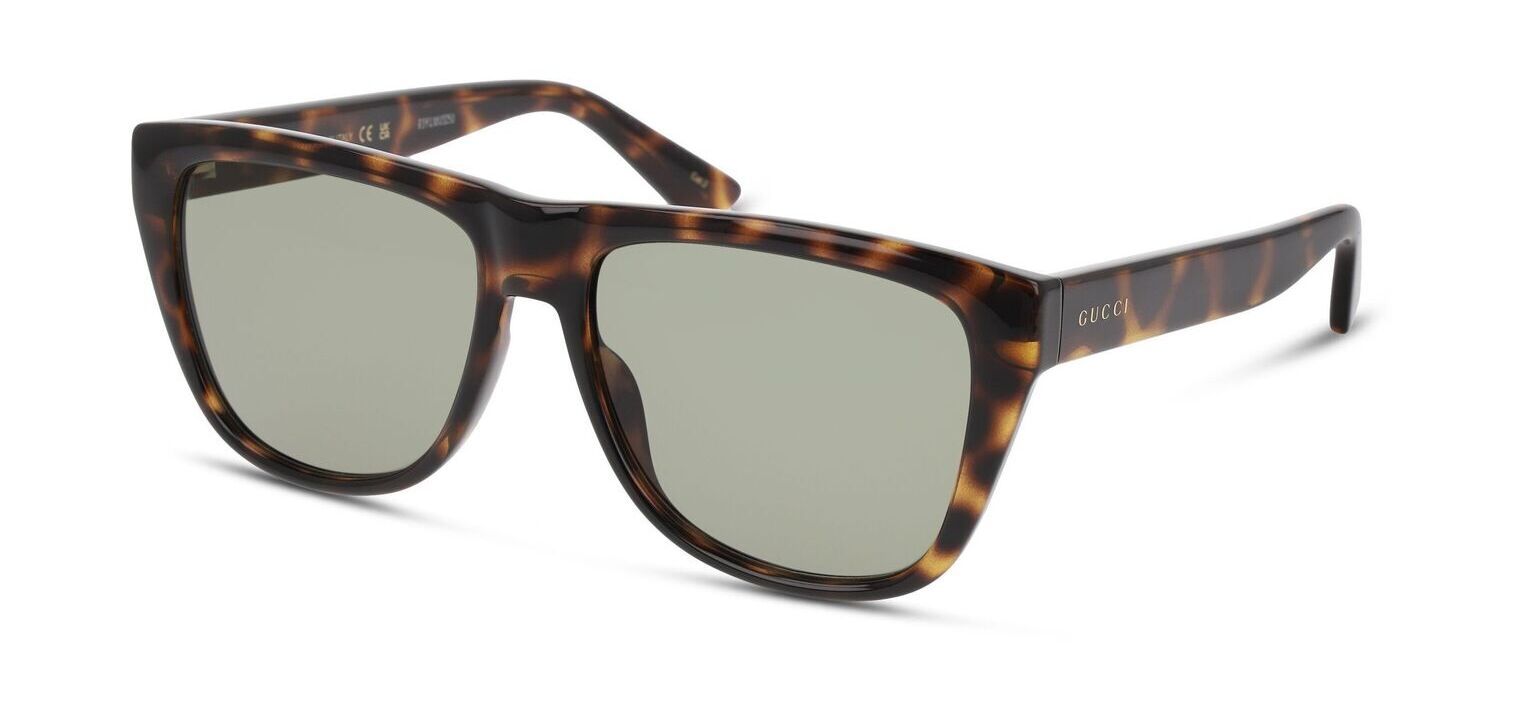 Gucci Rectangle Sunglasses GG1345S Tortoise shell for Man