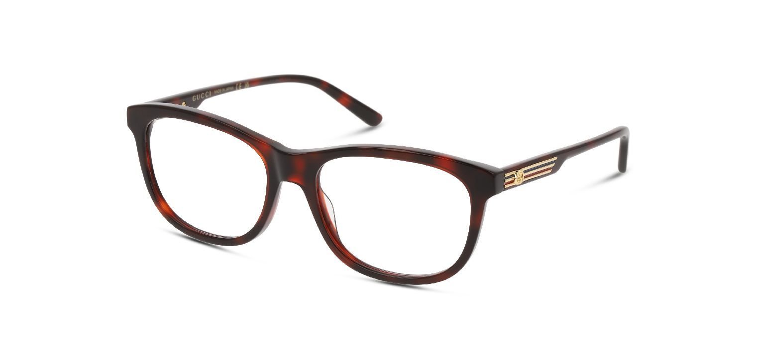 Lunettes de vue Gucci Rectangle GG1292O Ecaille pour Homme