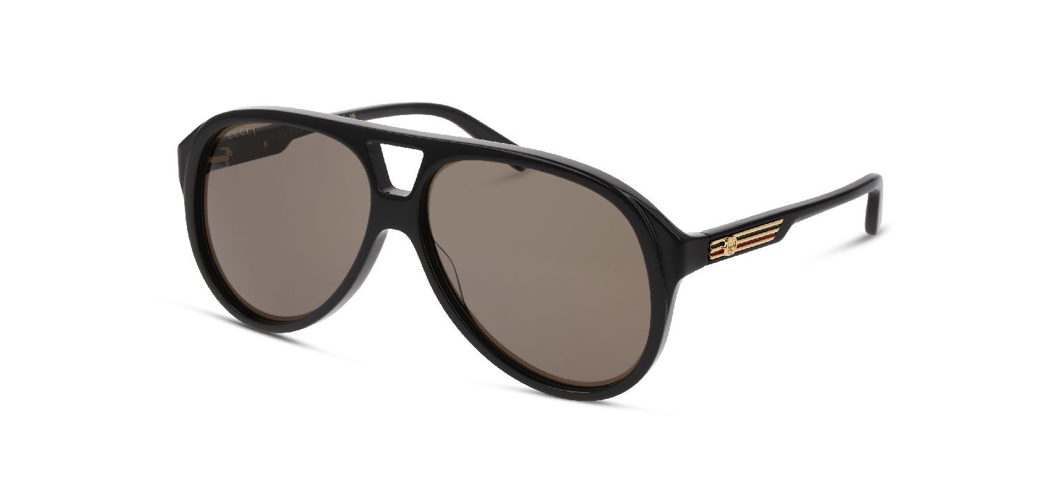 Gucci Pilot Sonnenbrillen GG1286S Schwarz für Herr