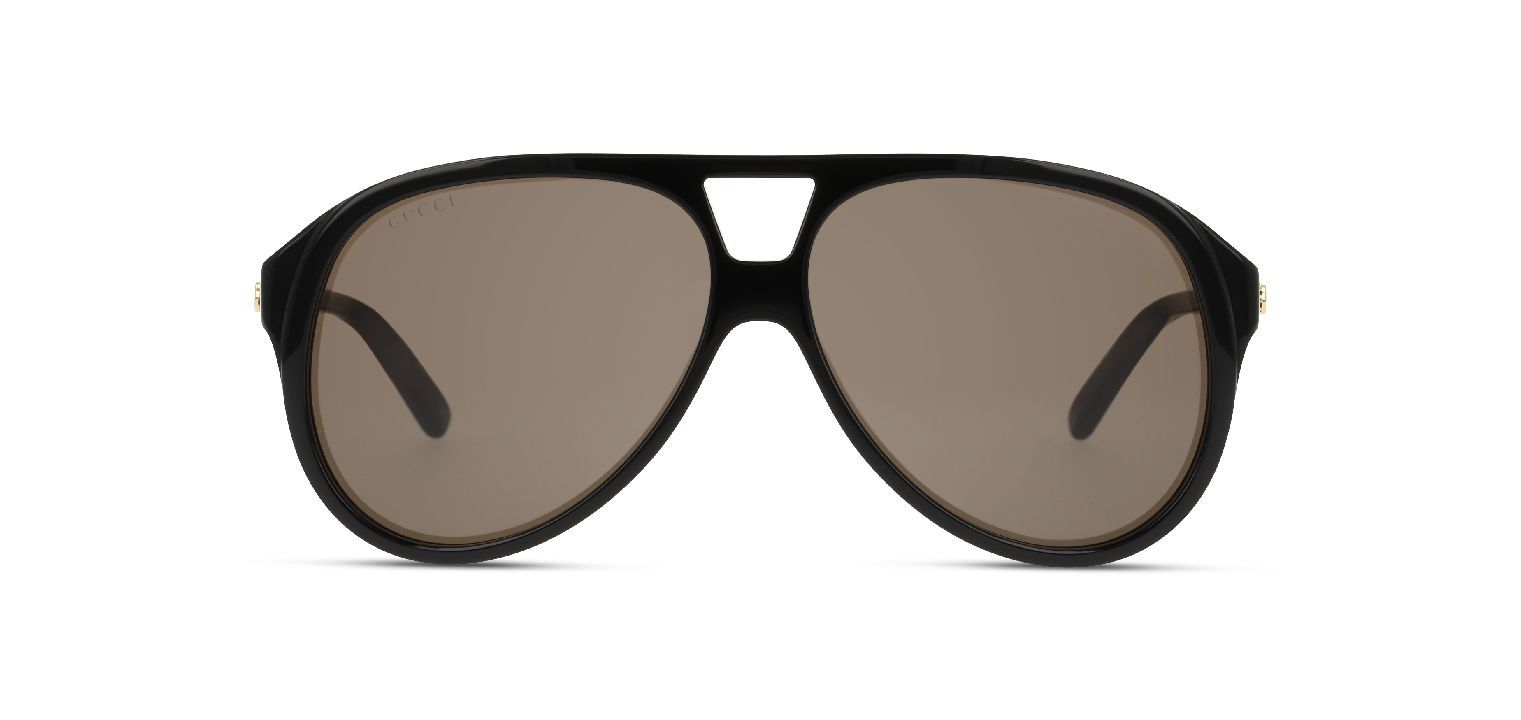 Lunettes de soleil Gucci Pilot GG1286S Noir pour Homme